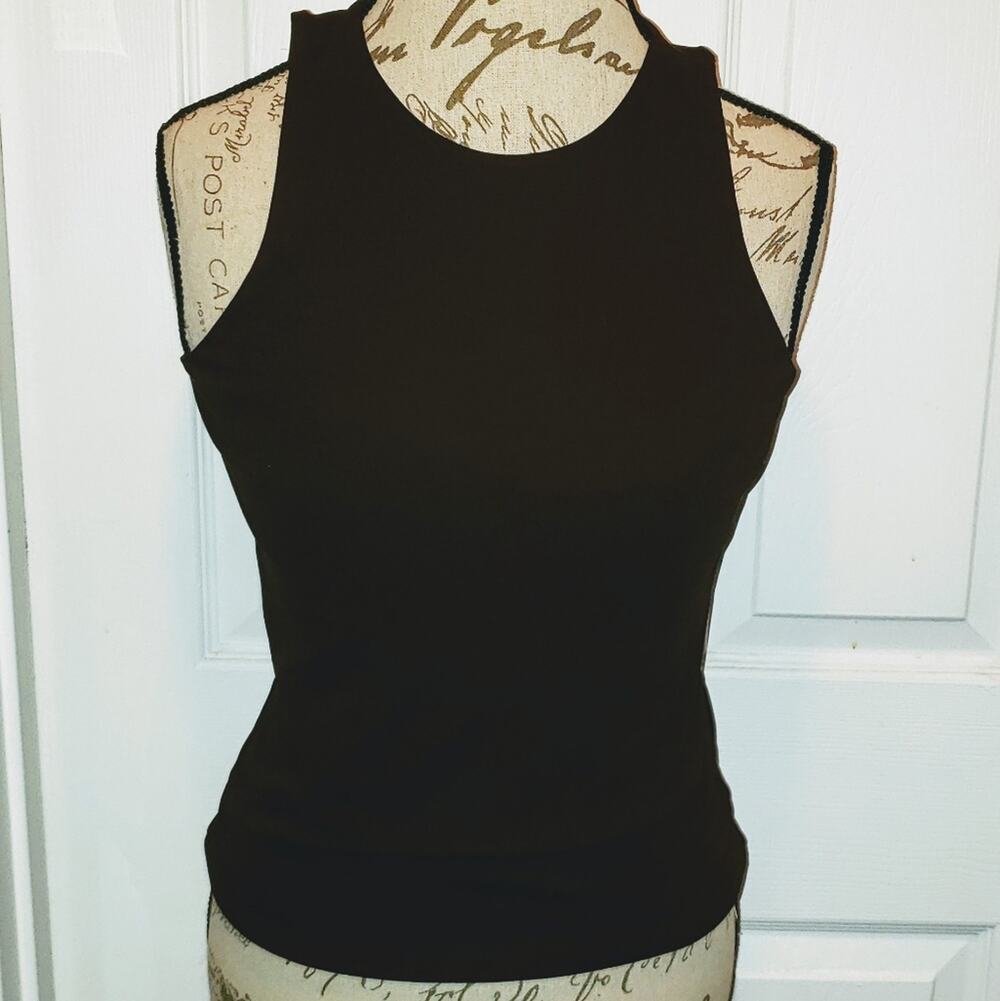 EILEEN FISHER women's career tank sz xs brown EUC